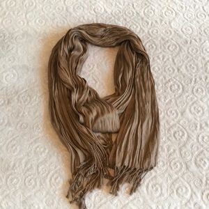 Cotton silk blend scarf